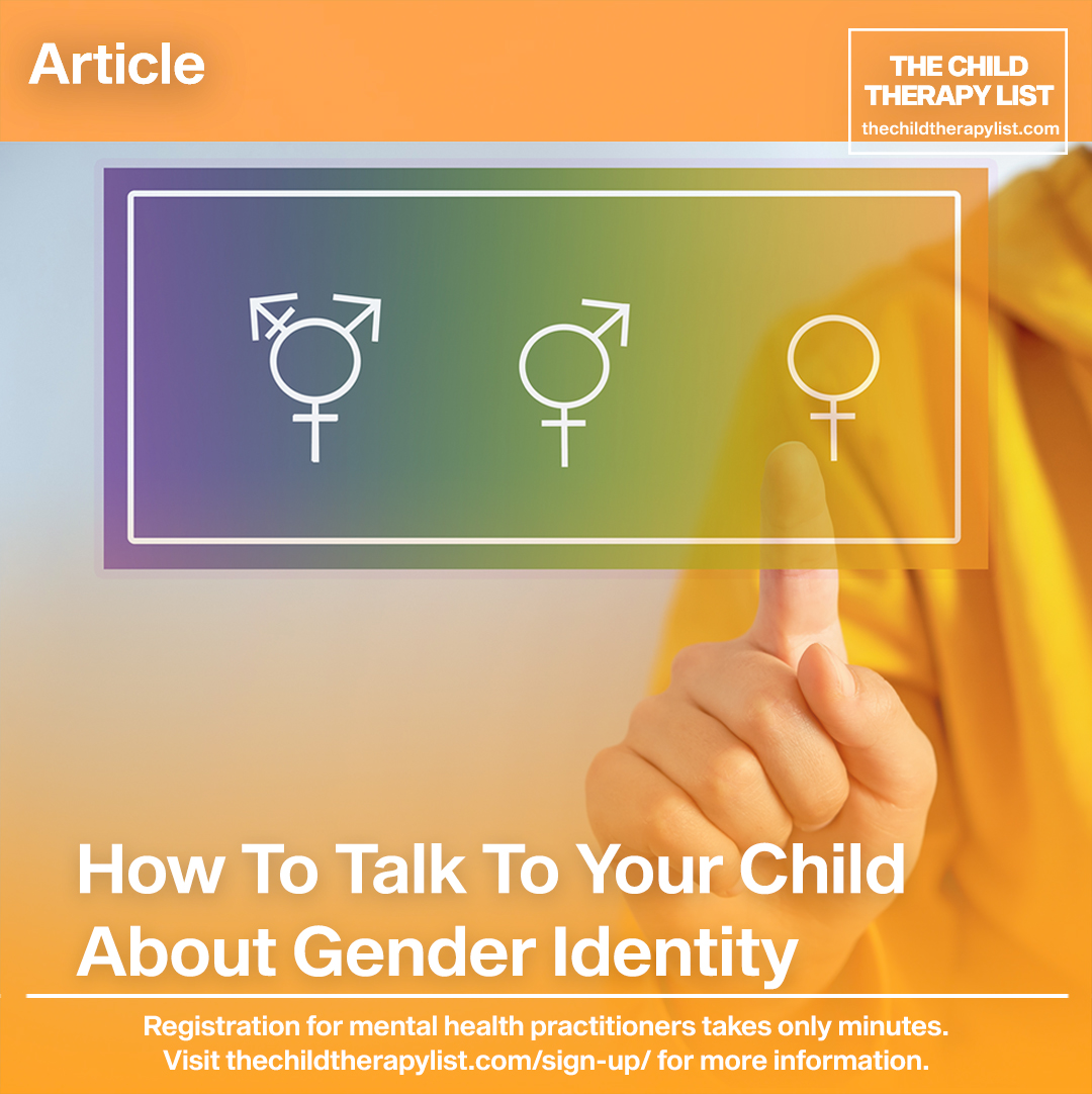 Gender identity is dividing families and separating parents from their children. Read our latest piece to better understand what your child may be experiencing and discover how you can become their strongest supporter as they find their authentic self.

thechildtherapylist.com/how-to-talk-to…