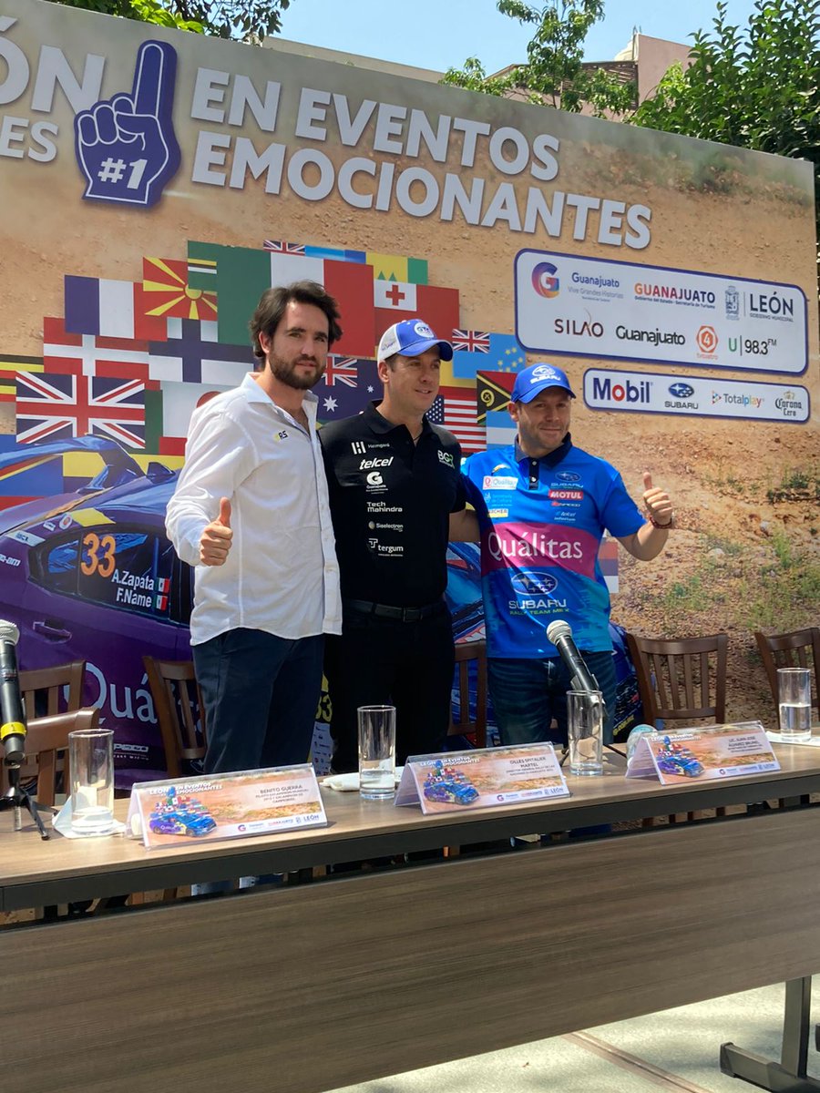 RallyMexico's tweet photo. El Rally de las Naciones Guanajuato contará con pilotos de 13 países, este rally fortalece el turismo deportivo en el @gobiernogto  y comparte con el mundo los atractivos turísticos para la reactivación económica de la región. https://t.co/skyCVhaUgL