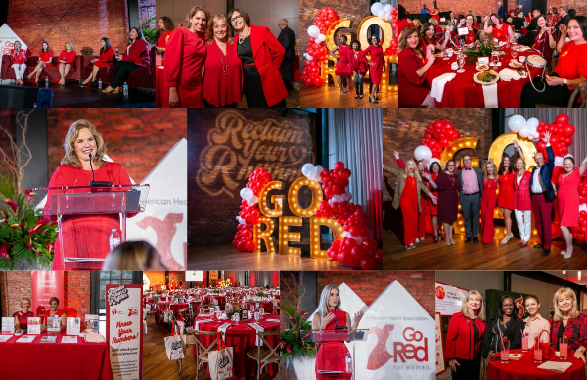 AmericanHeartFL's tweet photo. All we can say is WOW, and thank you #TampaBay! Yesterday our supporters showed up in full force (and in red, of course) for this year’s Tampa Bay Go Red for Women Luncheon and raised an incredible $800,000 for this year’s Go Red movement #TBGoRed ❤️ https://t.co/1xA85Wsgwf