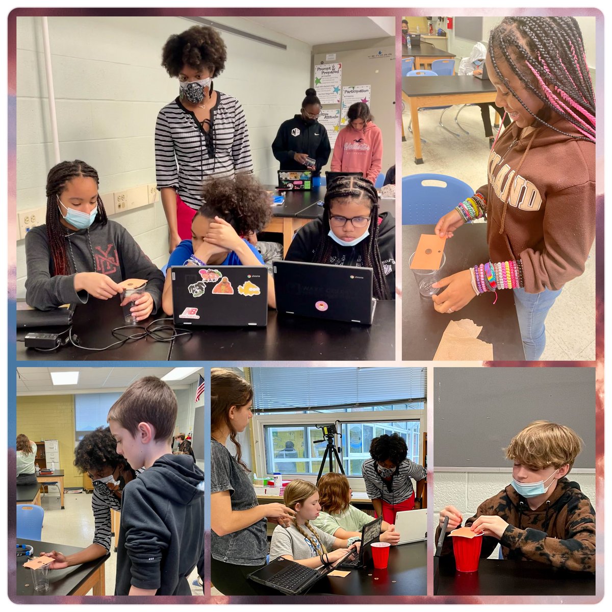 HairstonTeaches's tweet photo. #AboutYesterday
Students demonstrated #NewtonsFirstLaw of Motion!
Watching students successfully completing each activity was Worth Every Penny! 👀👀
#TeamINNOVATE7 #BadPuns 😅
#Inertia #Motion https://t.co/j842kEi85s