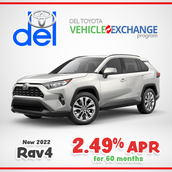 DelToyotaPA's tweet photo. Take advantage of our Vehicle Exchange Program and save! Learn more at https://t.co/TeFBOD6tWM. https://t.co/W2lZsdb0RR