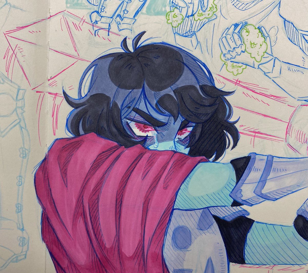 lamb_cube's tweet photo. Various Kris’ from my sketchbook 
#deltarune #deltarunefanart #kris https://t.co/O9YCsTgTA5