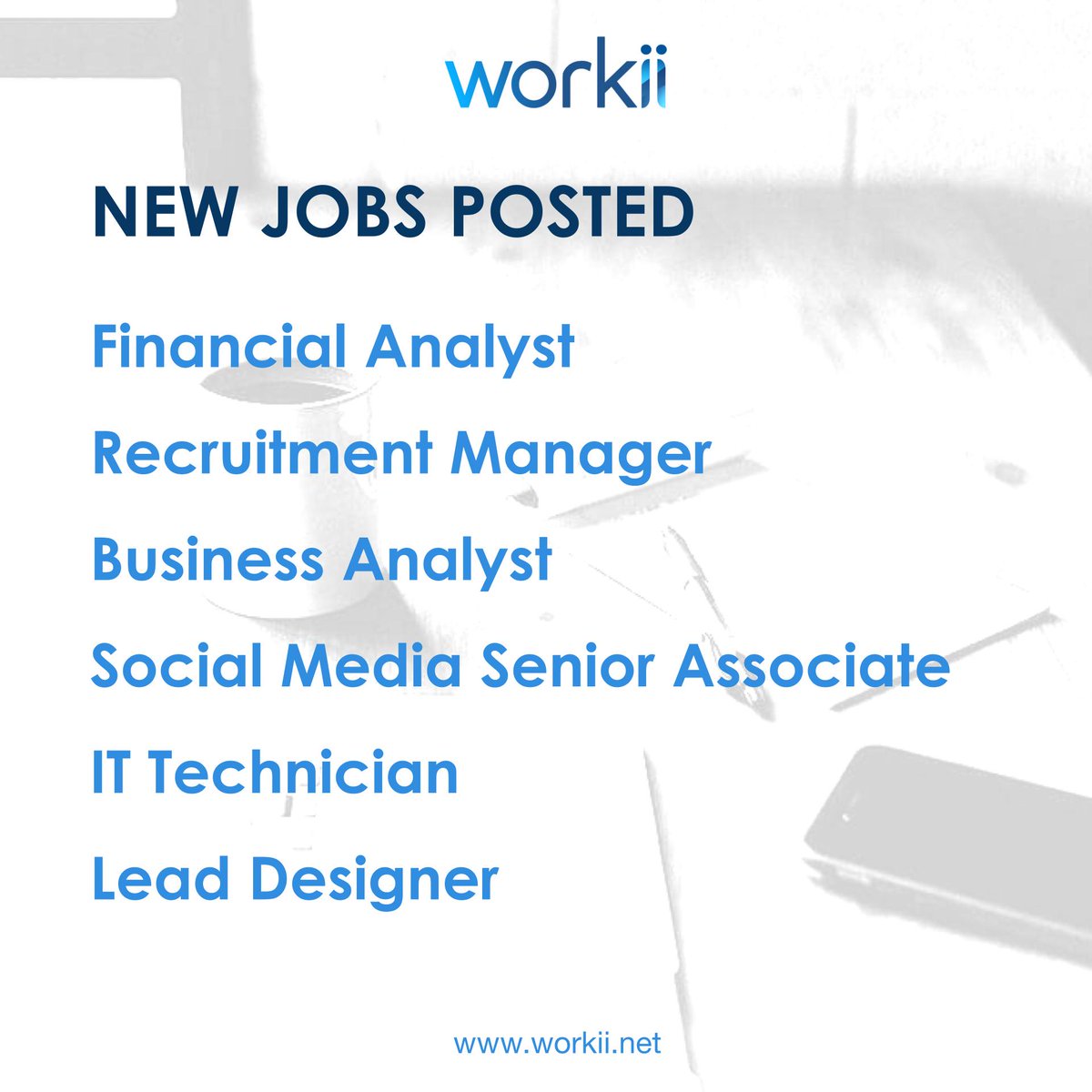 workii_app's tweet photo. New Jobs Alert❗

We've got new jobs for you. 👨‍💻👩‍💻

Click on https://t.co/g6K2BgPtEU  to view jobs posted.

Good luck! 🍀

#workii #poweredbyworkii #jobs #opportunity #newjobs https://t.co/GffpY0j9ii