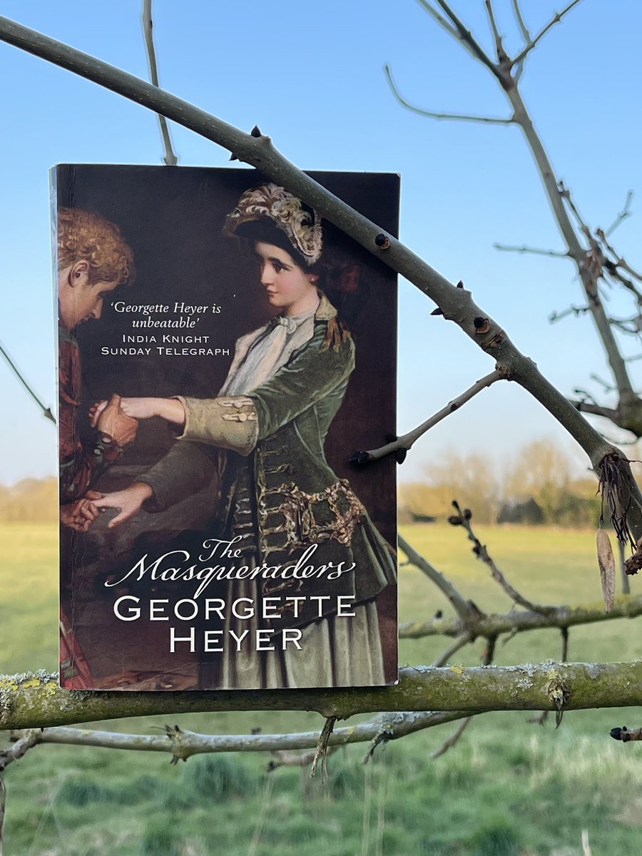 heyerpodcast's tweet photo. So #Bridgerton is back huh? I imagine it might get a handful of viewers, but c’mon, we know #GeorgetteHeyer is the real deal! Show Heyer some love by giving our episode on #TheMasqueraders a listen. Here: https://t.co/oB3OkFdKKt and in the usual podcast places. https://t.co/f16CMA84kF