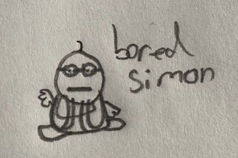 When there is no more sport on TV #SimonTheNFT #BoredSimon #NFT #NFTs