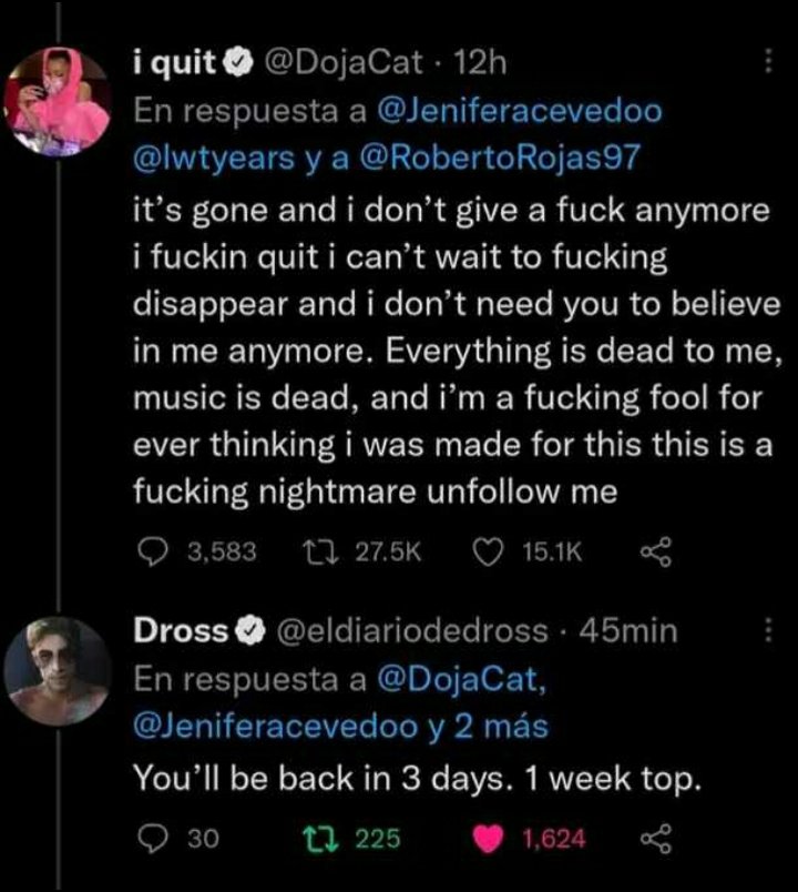 OOCTW1's tweet photo. Hay días en los que twitter no te da ganas de que te disparen directo al sol
#dojacatisoverparty https://t.co/qLKuUzacec
