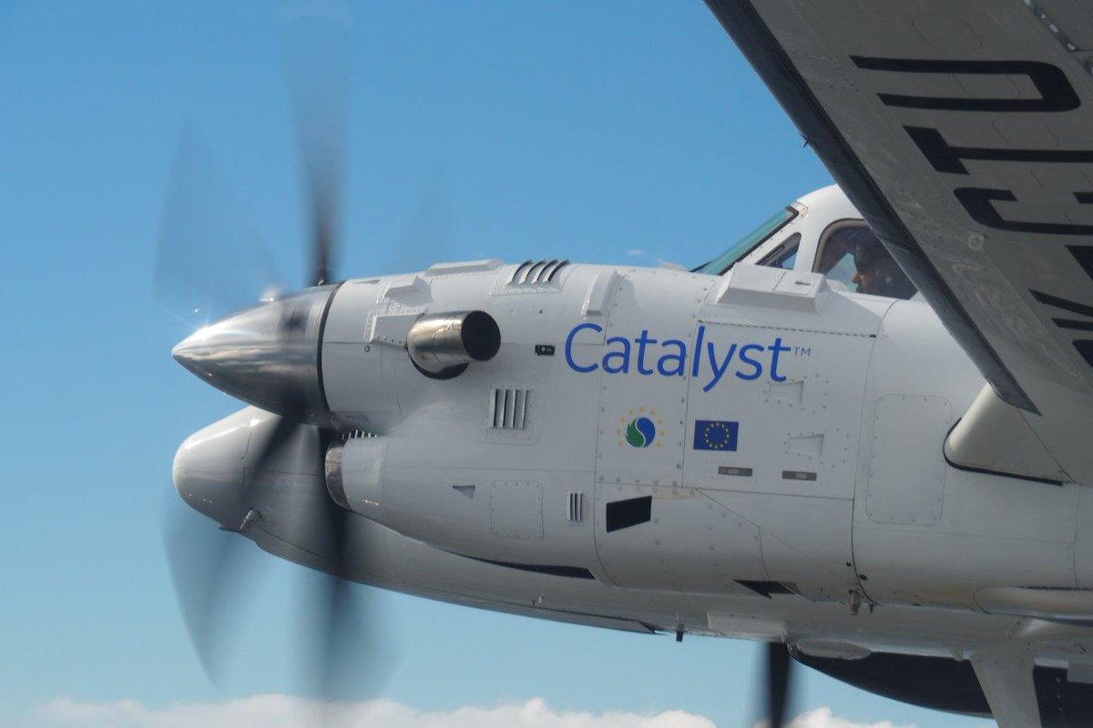 AvioAero's tweet photo. We look forward to starting our journey at the side of @AirbusDefence for the #Eurodrone program that will be powered by the #Catalyst engine… #advancedturboprop #weareavioaero https://t.co/O5kin1bmFP https://t.co/SA8kFBEkUi