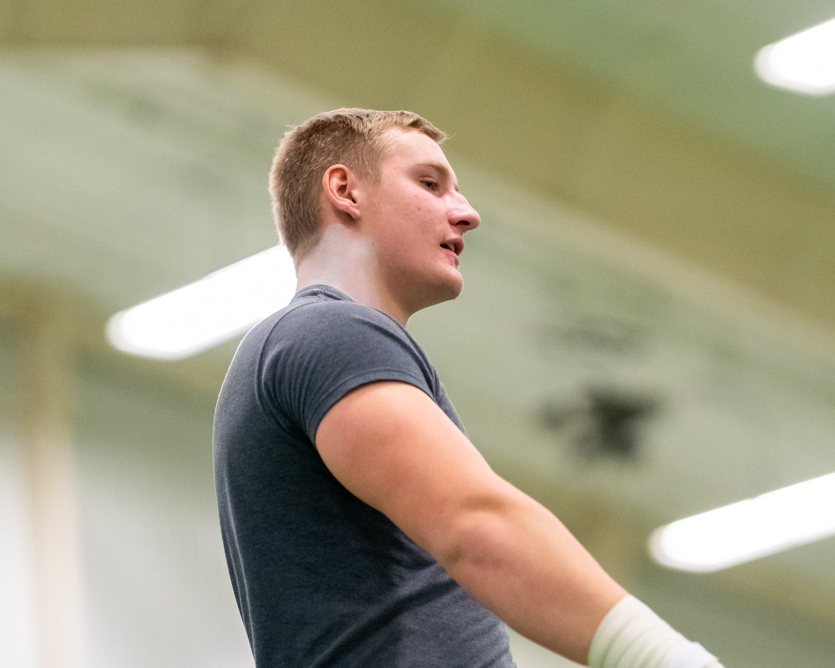 Freshman Kaden Pastian (Hillsboro, ND) ranks 10th in NDSU history for the discus after his collegiate debut today. 170-2 (51.87m) at NC State.