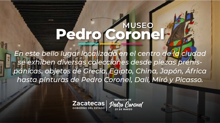 gobiernozac's tweet photo. 🖼 | Conmemoramos el natalicio de Pedro Coronel, uno de los artistas más importantes de Zacatecas, destacando principalmente como pintor y escultor. 

Te invitamos a visitar @CoronelMuseo, donde podrás encontrar parte de su obra y descubrirás #ElUniversoDePedroCoronel. https://t.co/iyUU6aRuZn
