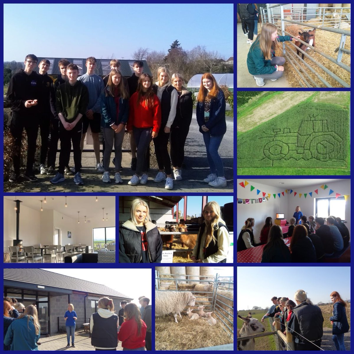 Year 13 and Year 14 Tourism pupils visited Laganvale Farm near Lisburn.The owner, Nadine Gilmore gave us a tour of the farm, new Linen tea room and indoor play area. She also gave an excellent presentation on event planning and other essential parts of the course.
