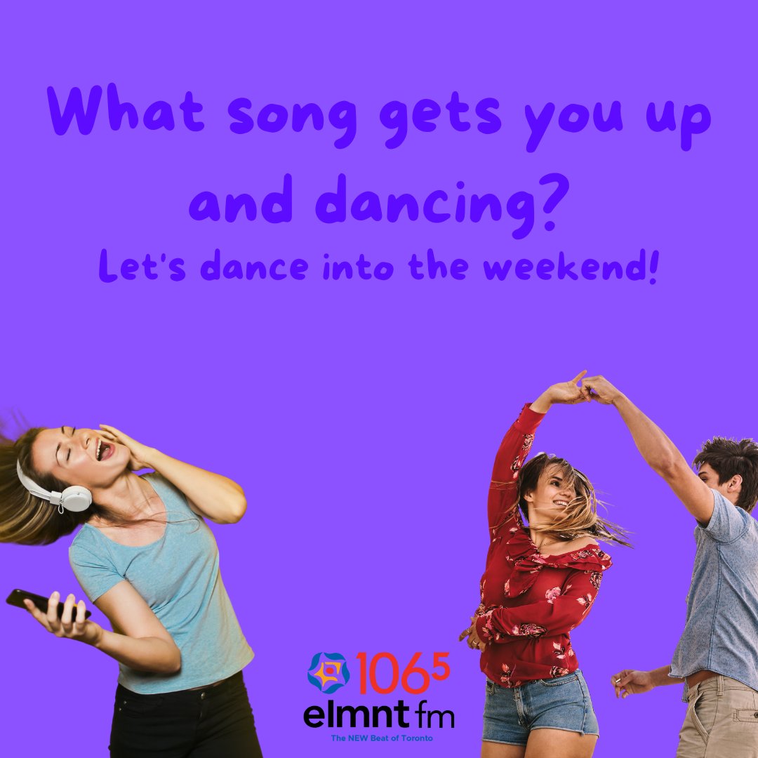 1065ELMNTFM's tweet photo. Drop your songs in the comments, or hit me up at 567-567, and I'll try and play some jams so we can dance into the weekend together!
- The Juiceman
#music #getupanddance #songrequest #songs #danceintotheweekend #TGIF https://t.co/cp32wu42mY