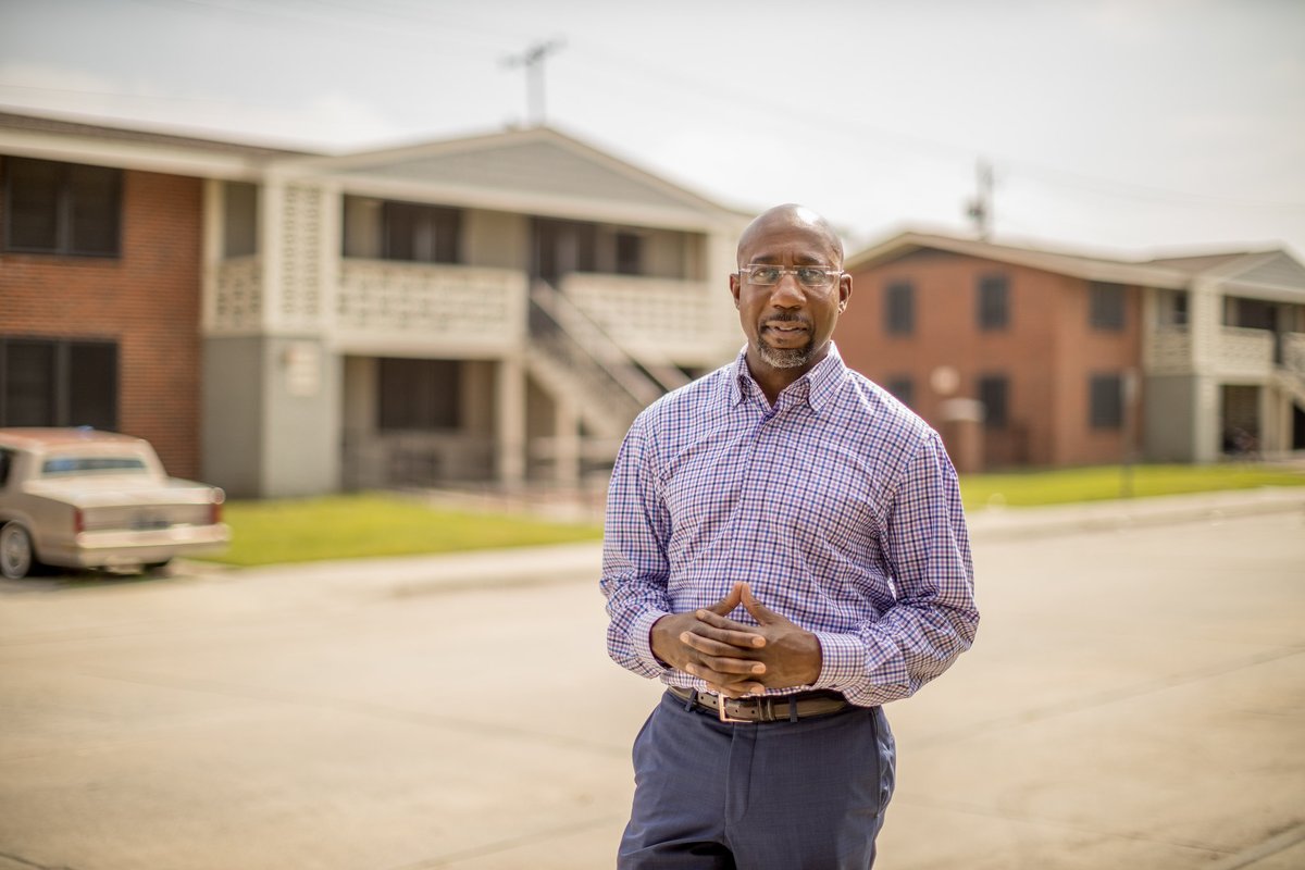 This is where I grew up. Kayton Homes public housing in Savannah, GA. I know where I've come from and I know where I'm going—back to Washington to represent Georgians in the U.S. Senate!