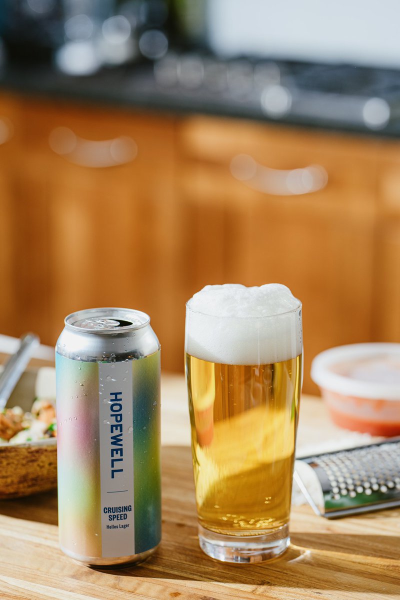 Cruising Speed Helles Lager is back. Ride into summer at the pace of your desire.

Available at the taproom today, distro to follow next week.