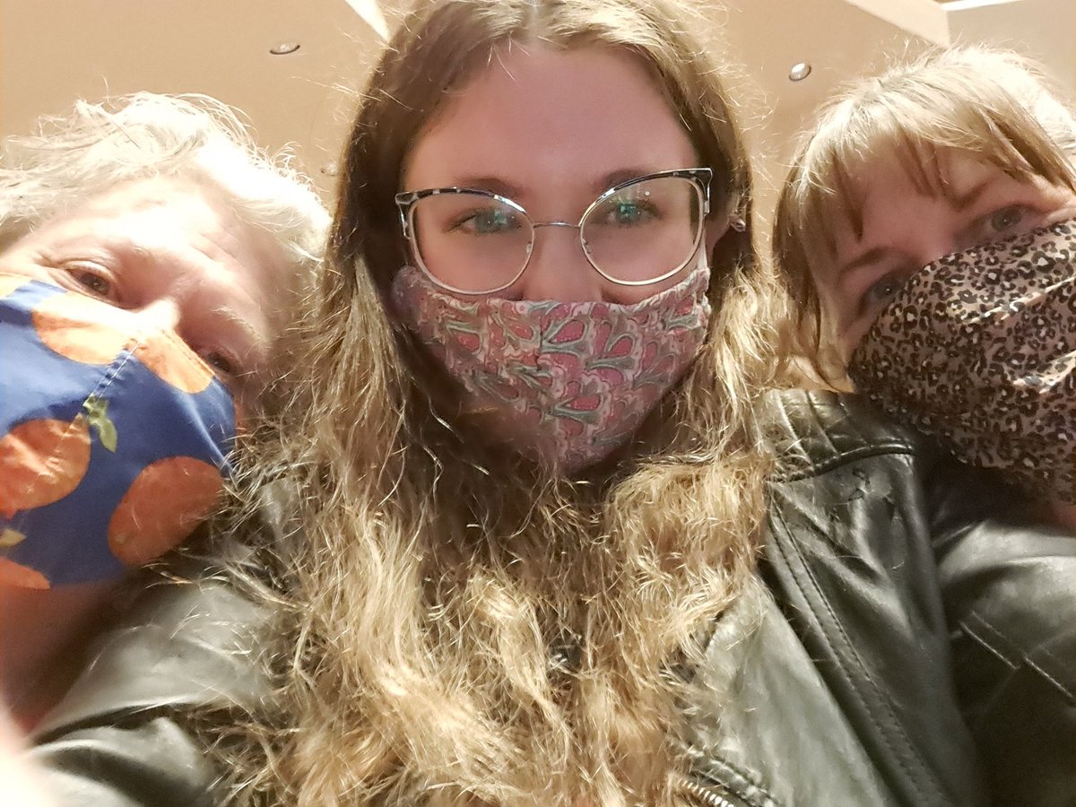 LydiaAnneTweed's tweet photo. Watching @SarahMillican75 with my Mum and our best friend after a day of writing my dissertation! Occupational balance achieved! https://t.co/MA6N7ypAYA