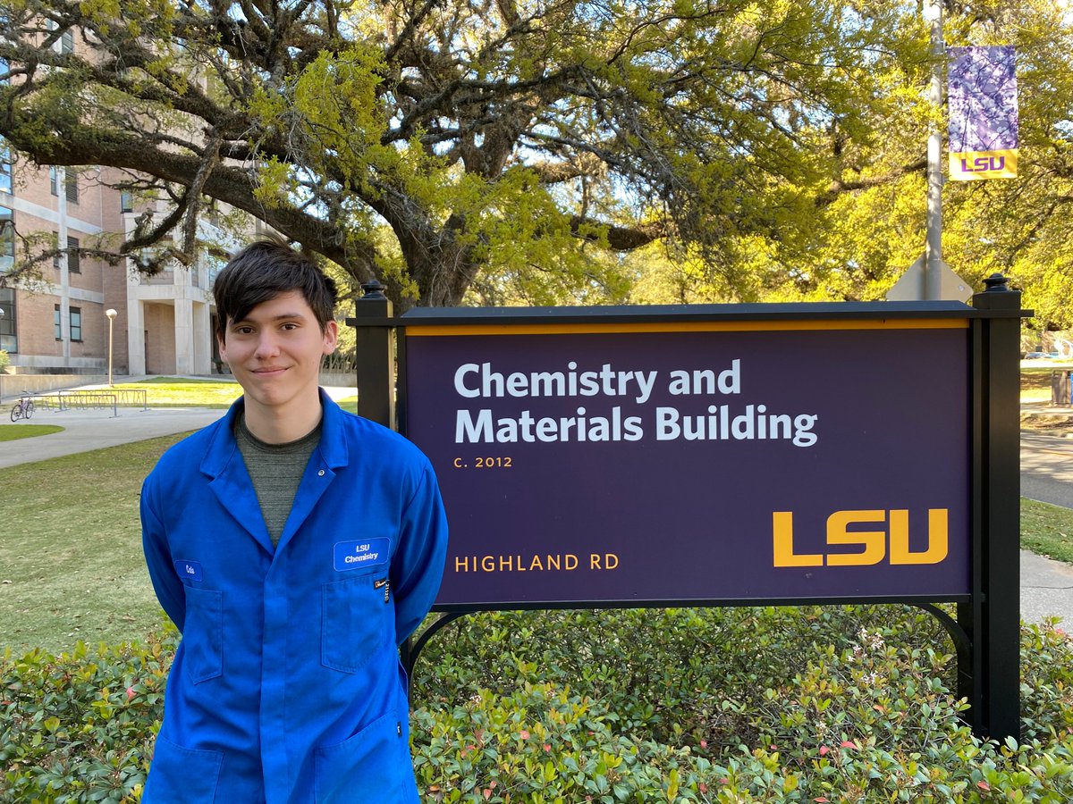 Kartika_LSUChem's tweet photo. A chemistry undergraduate major in @KartikaLab, Cale Locicero, has been named a 2022 Goldwater Scholar, which is the most prestigious national undergraduate award in STEM.  Congratulations Cale!  This is AMAZING!  @LSU @LSU_Chemistry @lsuscience https://t.co/O0KCwMgyTr