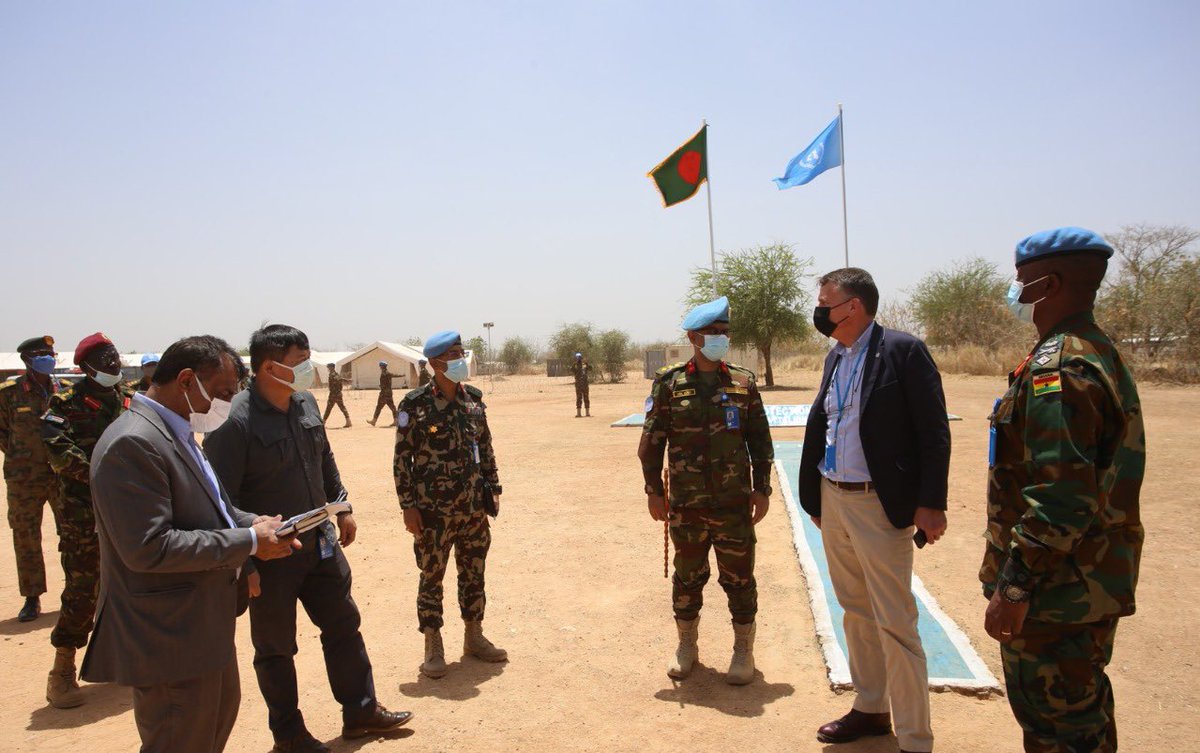 ashahab7434's tweet photo. ASG Mr Christian Saunders visited #BANBAT in Kadugli. @UNISFA_1 @UN https://t.co/dippNPPmrD