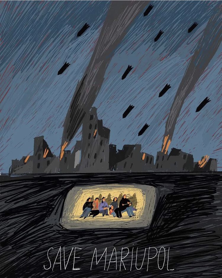 KKostinska's tweet photo. This is just an illustration. Reality is much scarier.
#StandWithUkraine️ 
#Mariupol #HelpUkraine #SaveUkraine #SaveMariupol https://t.co/vJ8HQq0jqf