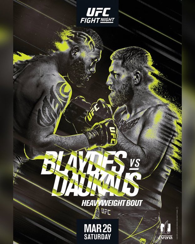 SAJ_MMA's tweet photo. البوستر الرسمي لعرض #UFCColumbus الذي سيقام صباح الاحد في مدينة كولومبوس الامريكية https://t.co/dE6lxG5Ftv