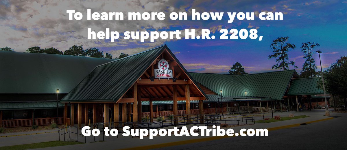 SupportACTribe's tweet image. Naskila Gaming is the second-largest employer in Polk County. It's responsible for 700 Texas jobs. So why is the State of Texas trying to shut it down? Tell our elected officials that you SUPPORT Naskila Gaming! SupportACTribe.com #txlege