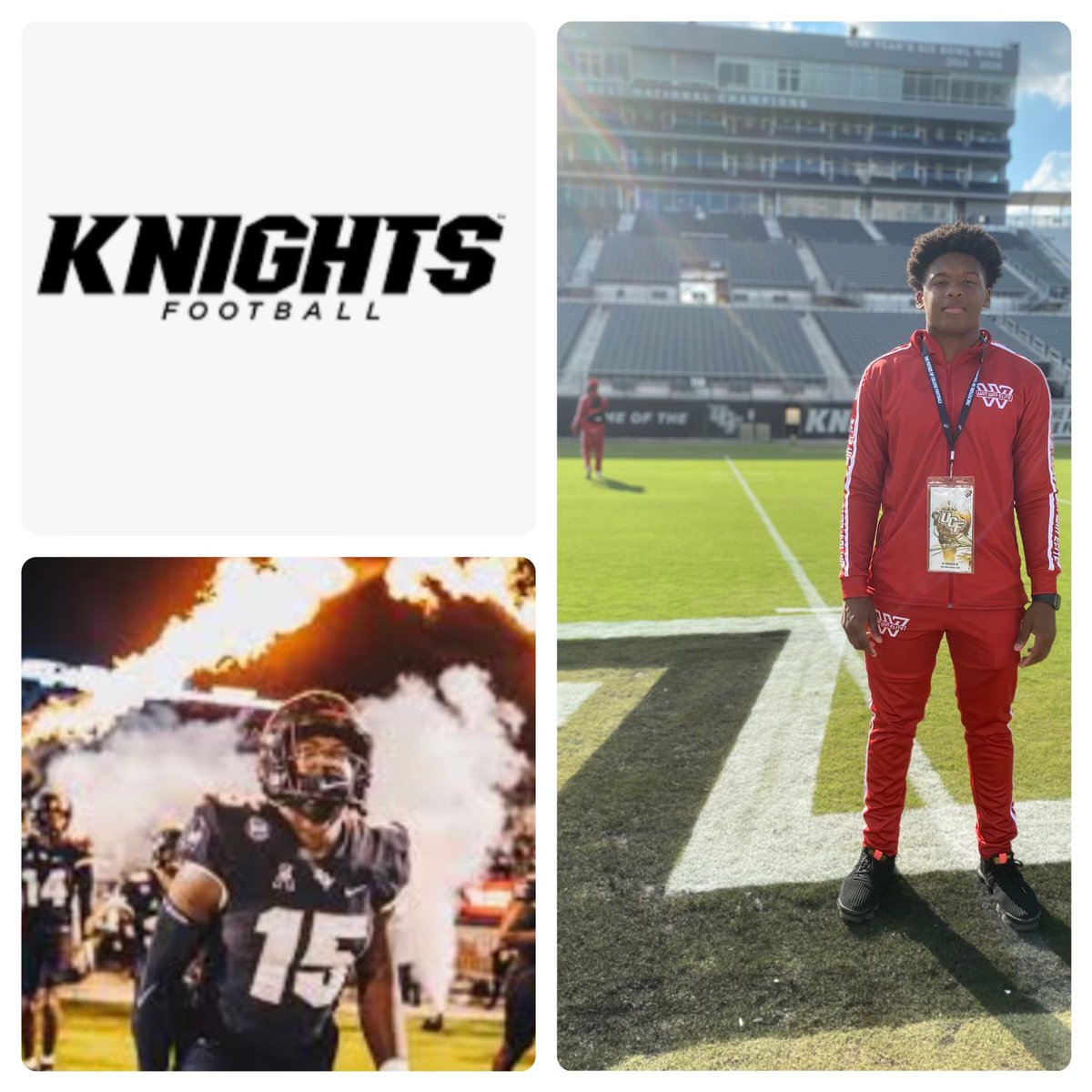 Great experience seeing the campus, and facilities on my college tour at UCF @WINWINELITE1 @DIRSEE2010 @HillBrent @smithDB32 @NFC_Football