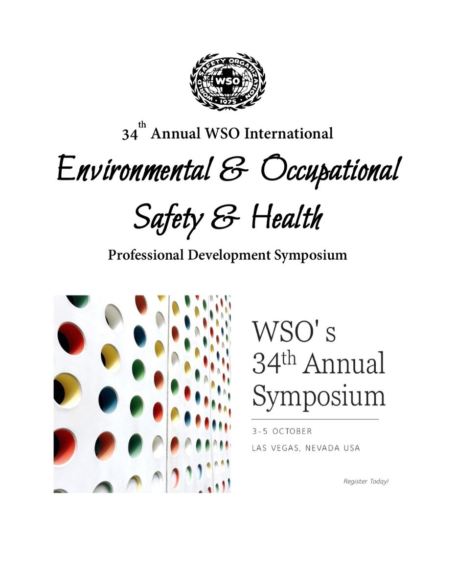 WorldSafetyOrg's tweet image. We are looking forward to seeing everyone at our annual Symposium in Las Vegas this year! All information regarding the Symposium may be found online worldsafety.org/2022-brochure/