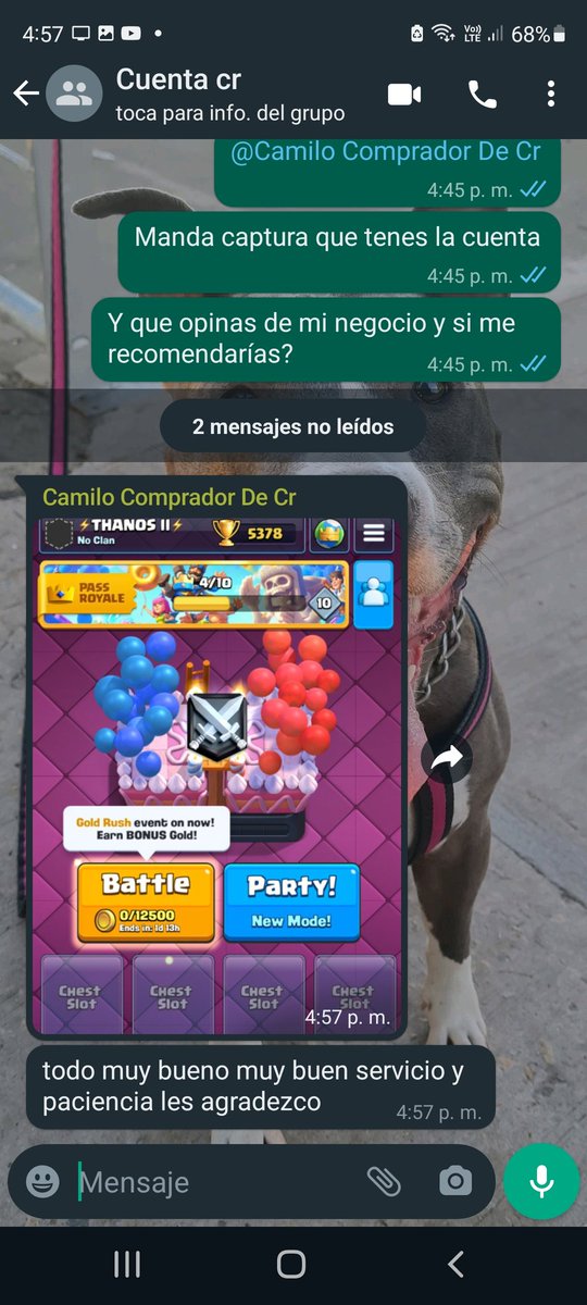 TRANSACCION CUENTA DE SUPERCELL tweet media