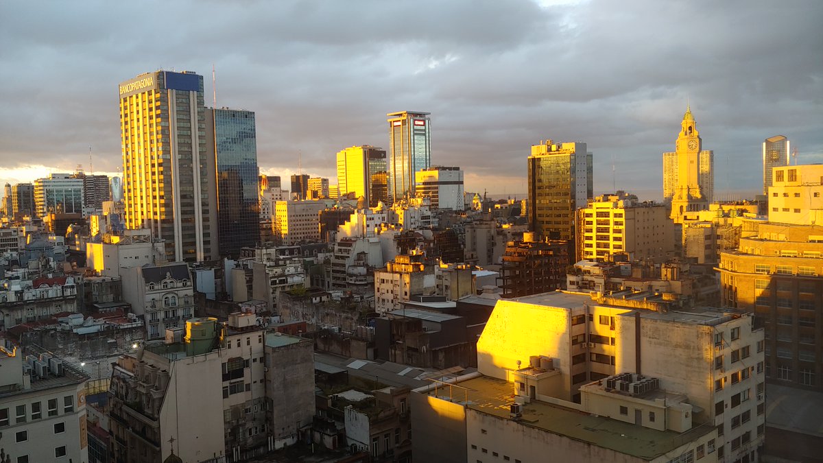 End of the day view from the Intercontinental Buenos Aires, Argentina. <a href="/IC_BuenosAires/">InterContinental Buenos Aires</a>