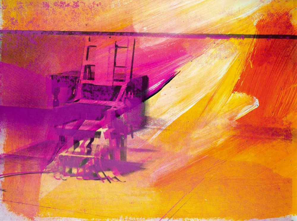DosaevI's tweet photo. Electric Chair by Andy #Warhol
👇🏻
The source image for the chair was from a press photograph of the death chamber at the Sing Sing Correctional Facility in New York in 1963
#art #artwork #artoftheday https://t.co/L7pO0TSZY1