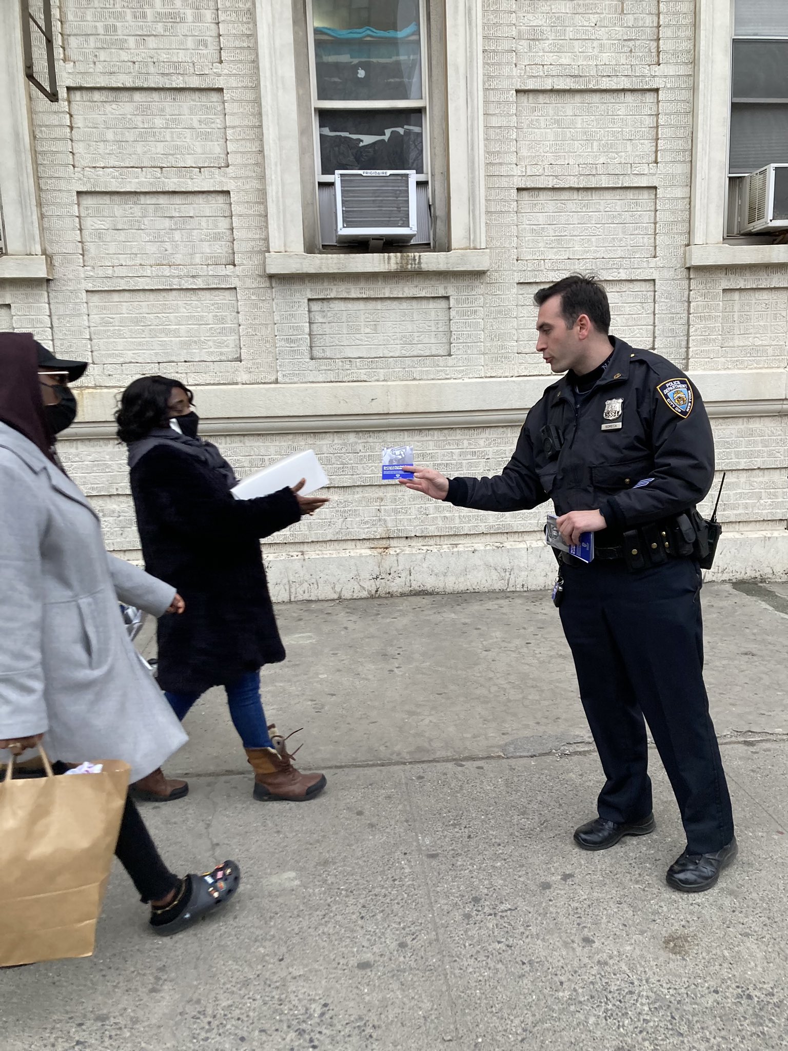 NYPD 46th Precinct on Twitter "Your NCO’s held a Pop up with a Cop