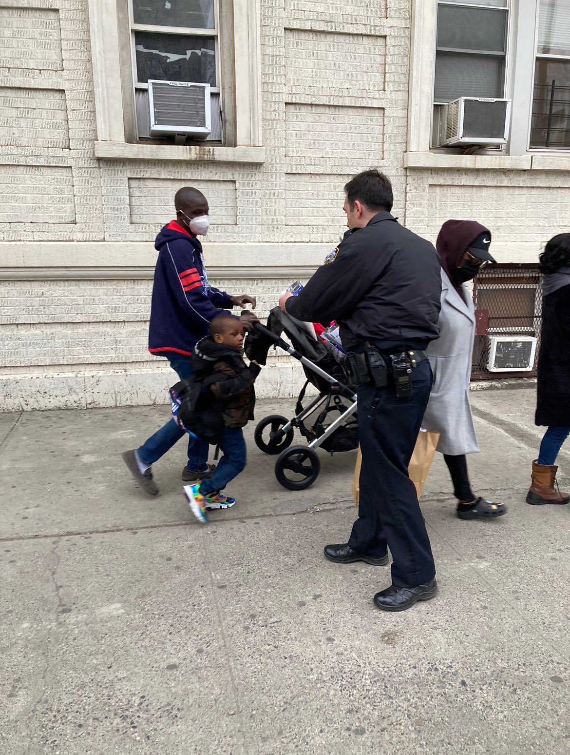 NYPD 46th Precinct on Twitter "Your NCO’s held a Pop up with a Cop