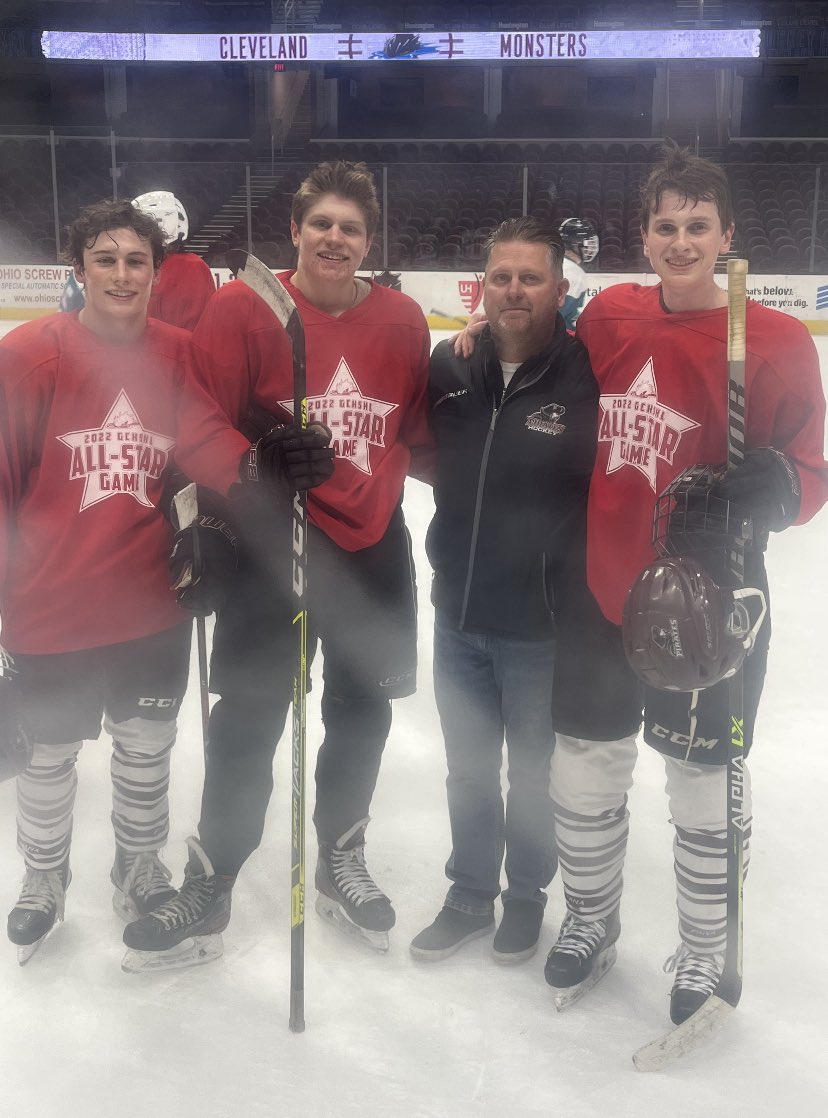 One last game with these 3 seniors today @RMFieldHouse for the GCHSHL All Star game