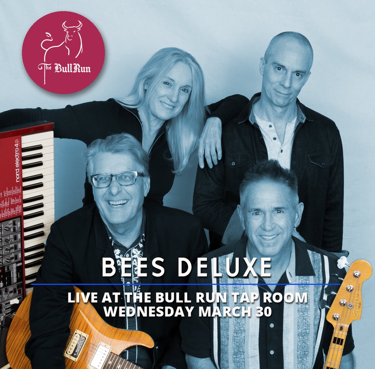 BeesDeluxe's tweet photo. Lose Your Blues with Bees Deluxe at the Bull Run, Shirley, MA on Wednesday March 30.
#beesdeluxe #boston #Fender #beecaster #acidblues #blues #bullrun1740 @BullRun1740 https://t.co/MGQLeHpCho