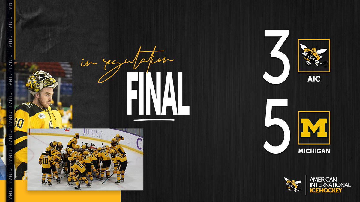 AIC_Hockey's tweet photo. Final score here in Allentown-

#AICommitted https://t.co/4nNo43hlaW