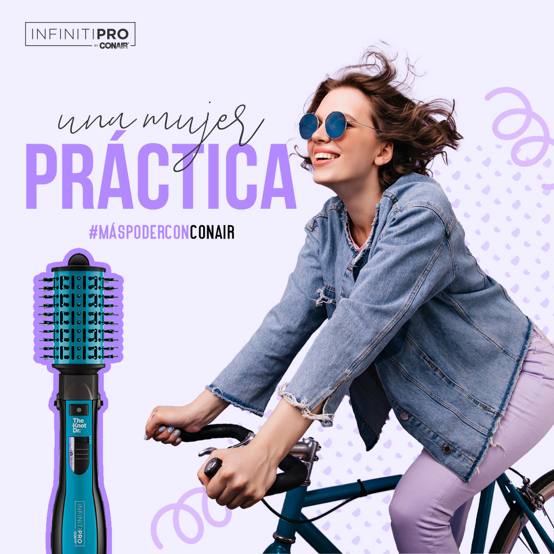 CONAIRMX's tweet photo. Nada mejor que poder resolver rápido tu peinado. 

Así de fácil será lograrlo con tu Cepillo de Aire BC118ES y sus 120 cerdas de nylon con puntas flexibles para dejarte lista en segundos. 

#SoyConair #MásPoderConConair #cabello #cepillodeaire #mujeres #hair #ConairMex #México https://t.co/NiuNv2B6ES