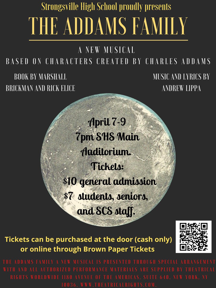 JenkinsJokes's tweet photo. Great morning at the Strongsville Rotary Club Breakfast promoting our upcoming production of The Addams Family Musical. These kids have been working tirelessly for 2+ months. We open run 4/7-4/9. Book your tickets now! https://t.co/rOhj9ewFbh https://t.co/YcMAb061f2
