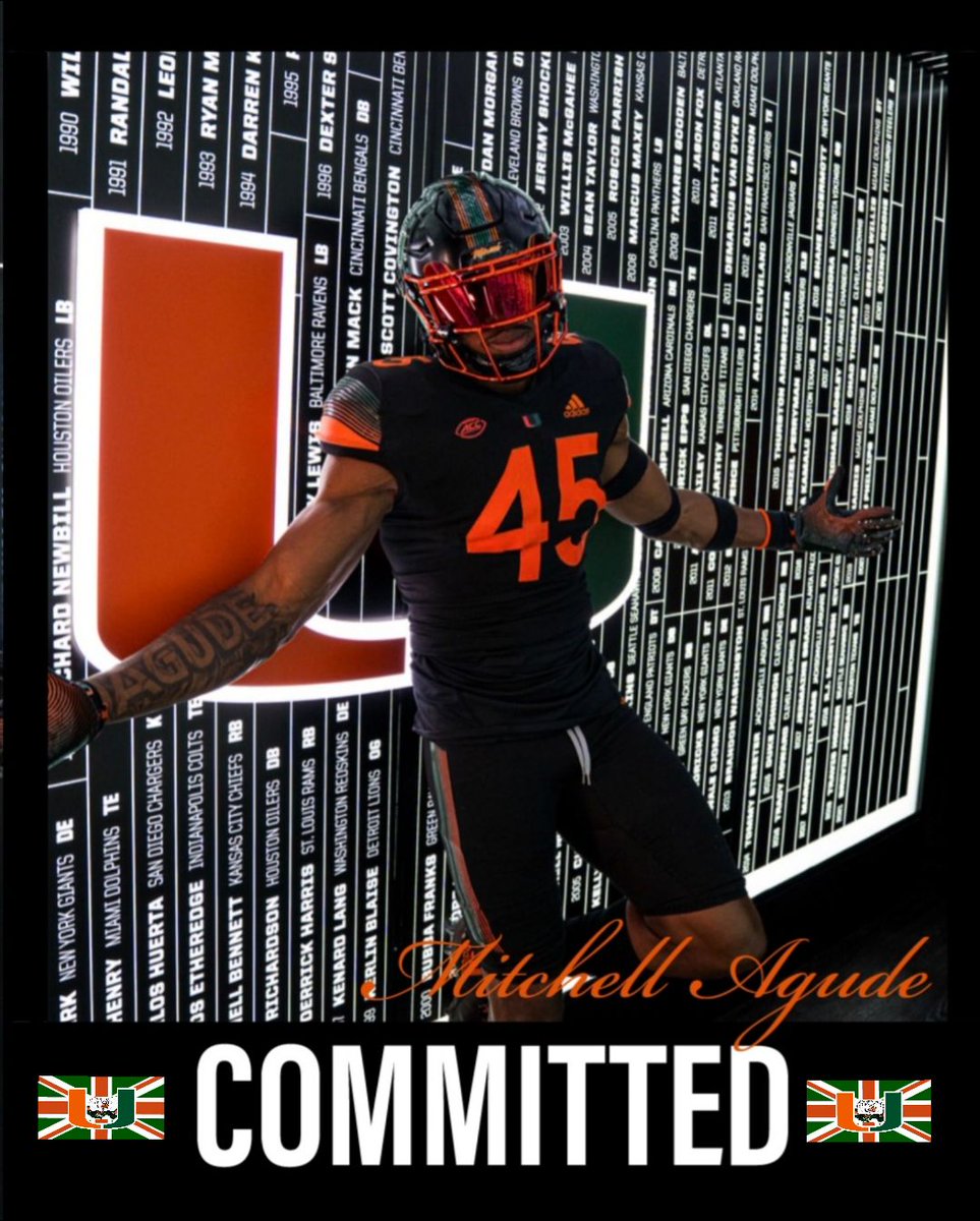 UnitedCanedom's tweet photo. BOOM: Canes land UCLA EDGE transfer Mitchell Agude (@OfficialAgude) He was second team all Pac-12 last year. He chose the Canes over Oregon, Washington &amp; Tennessee https://t.co/ehVY8l54KZ