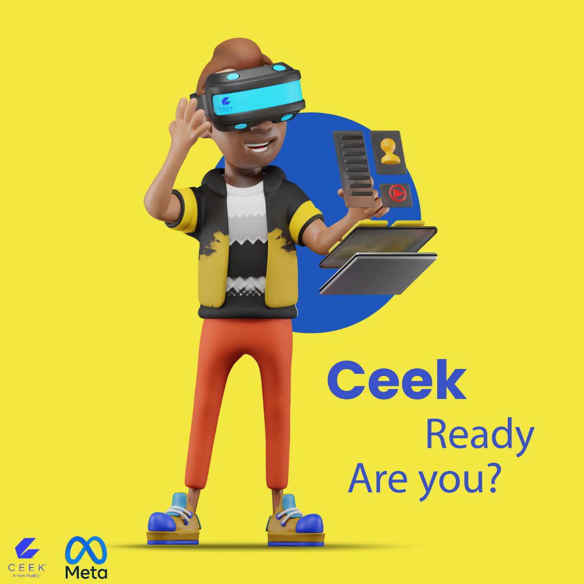 Haydi evladım kim tutar seni 🥳😎 #ceek #metaverse #BTC