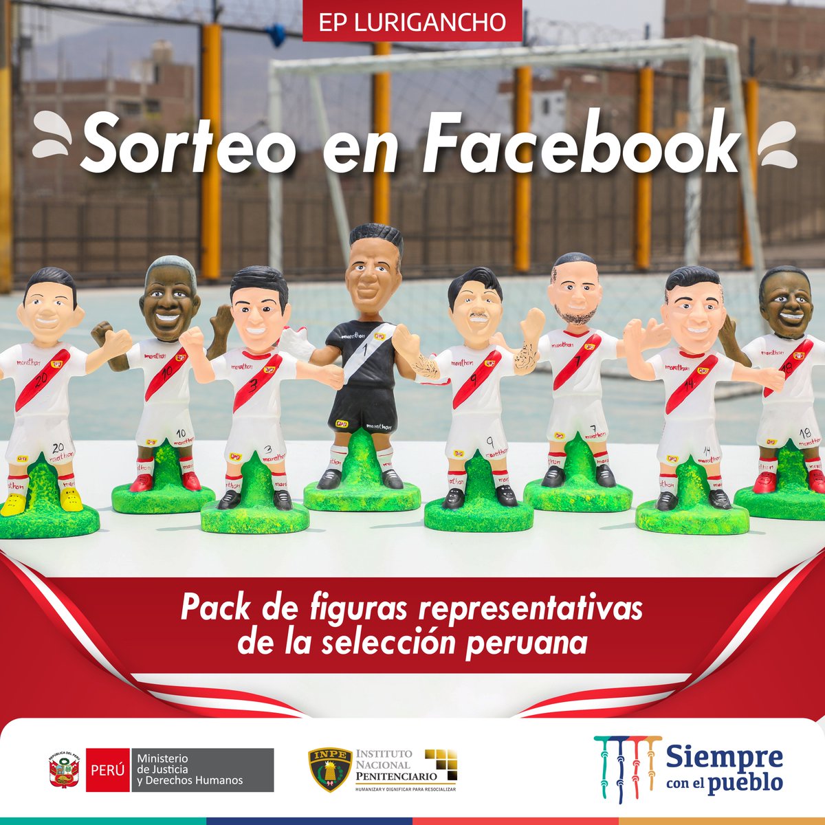 INPEgob's tweet photo. ¡Todos somos #Perú! 🇵🇪
#SORTEOENFACEBOOK | Llévate a casa un 𝗣𝗔𝗖𝗞 𝗱𝗲 𝗳𝗶𝗴𝘂𝗿𝗮𝘀 𝗿𝗲𝗽𝗿𝗲𝘀𝗲𝗻𝘁𝗮𝘁𝗶𝘃𝗮𝘀 𝗱𝗲 𝗹𝗮 𝘀𝗲𝗹𝗲𝗰𝗰𝗶𝗼́𝗻 𝗽𝗲𝗿𝘂𝗮𝗻𝗮, elaboradas por nuestros internos del taller de #CárcelesProductivas del EP Lurigancho. https://t.co/O7Zl14wzQZ