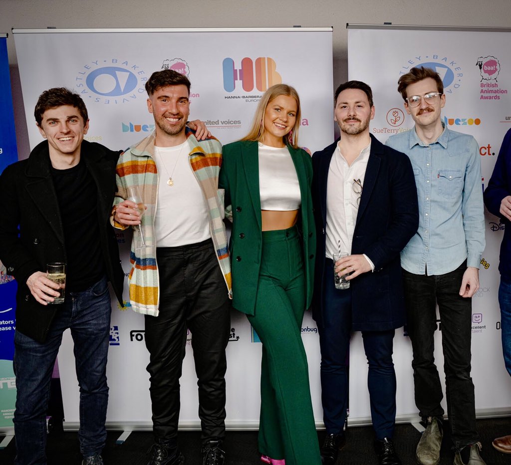 Jonathan_Garvey's tweet photo. Had a great time a couple of weeks ago down in London for the British animation awards! 
Fantastic to have been part of the team nominated for ‘Wild Card’ award for “Squib” @one_6th 
Thanks to Helen, Kieron and the whole @BAAwards team for a wonderful night.
See you in two years! https://t.co/BXpASQJ0PE