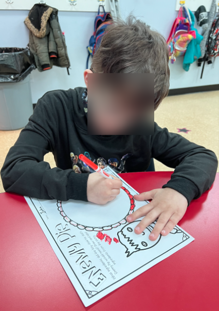 Finished #StartWithHello Week with some Enemy Pie! After listening to the story, students created their own "enemy pies" and talked about how to make new friends!😊🥧 #nicematters