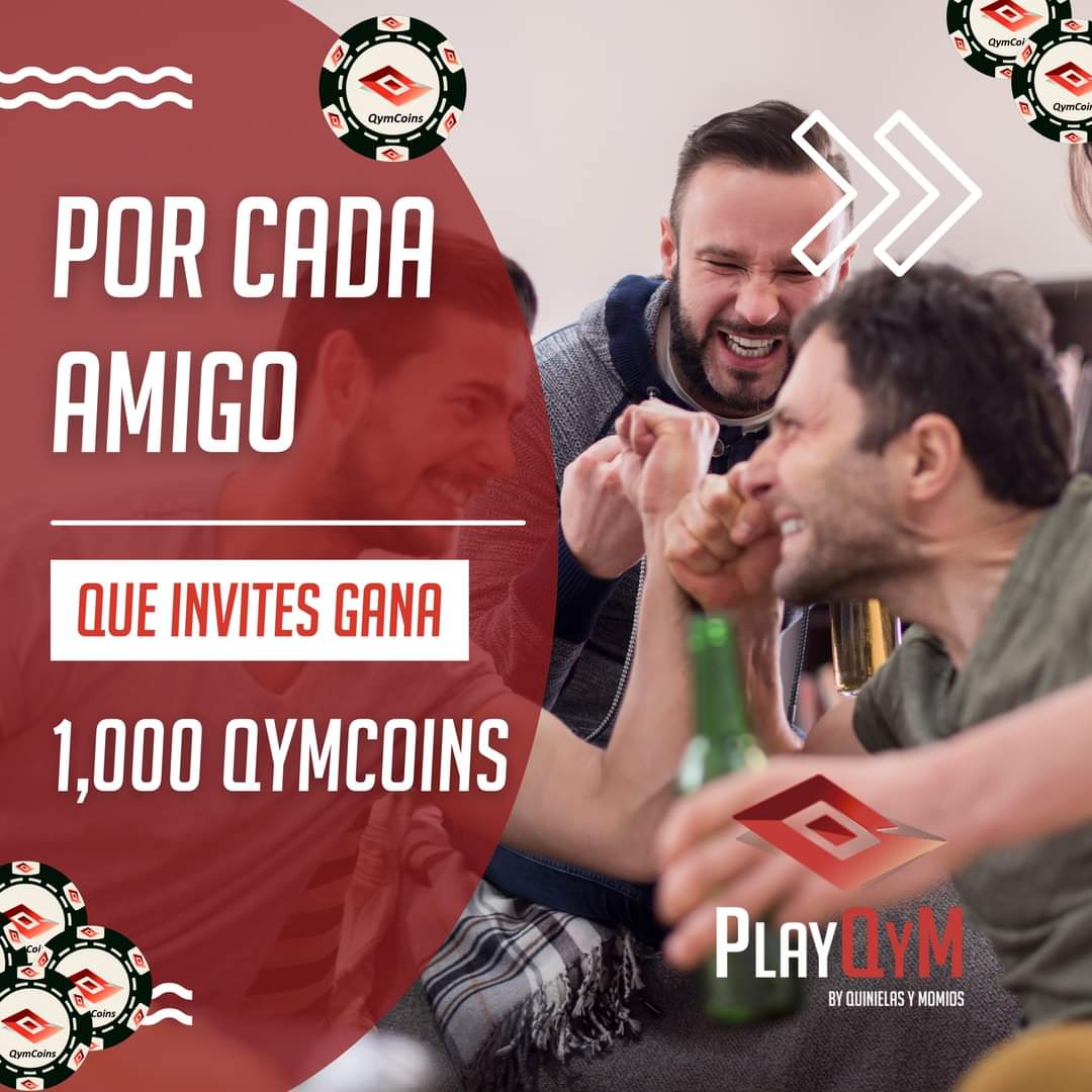 playqym's tweet photo. Invita a tus amigos por:
✅ WhatsApp.
✅ Facebook.
✅ E-mail.
✅ Twitter.

🤩 ¡GANA MÁS QYMCOINS! 🤩
.
#playqym #jugadas #deportes #quinielas #qunielasdeportivas #nuevaapp https://t.co/PDE72nfjNi