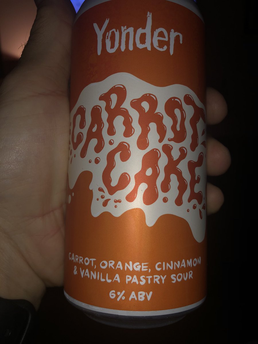 Thought I’d try this @BrewYonder Carrot Cake. So glad I did. Absolutely superb. Love it