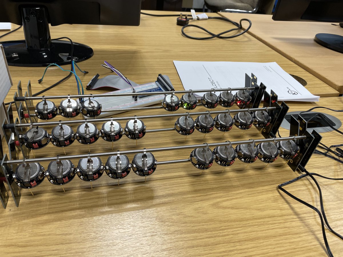 SafiaBarikzai's tweet photo. Weβve been busy putting the finishing touches to our #ComputerScience #Robotics demo for the #LSBU #OpenDay
Itβs 10pm, time to go home!
We & the #SwarmRobots need to recharge
Looking forward to seeing future #ComputerScience students at the #OpenDay https://t.co/khrg49iTXj