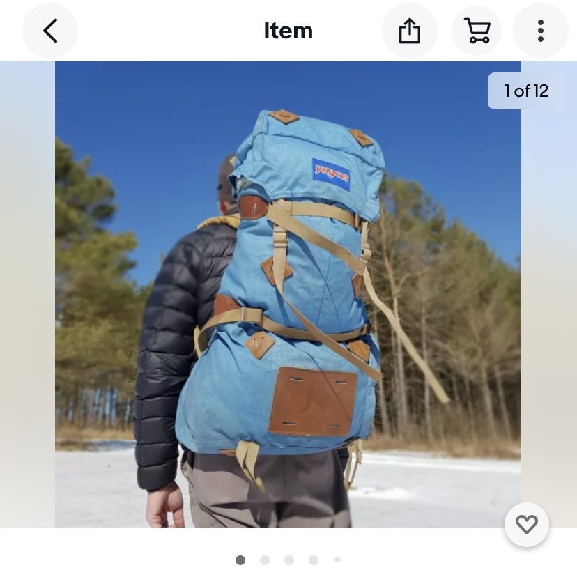 saleintothe90s's tweet photo. I just remembered this annoying, dorky as heck kid in high school would get on our bus every day with this giant backpack: yes, a camping jansport. #backpackbackpack https://t.co/kc58Xsvsat