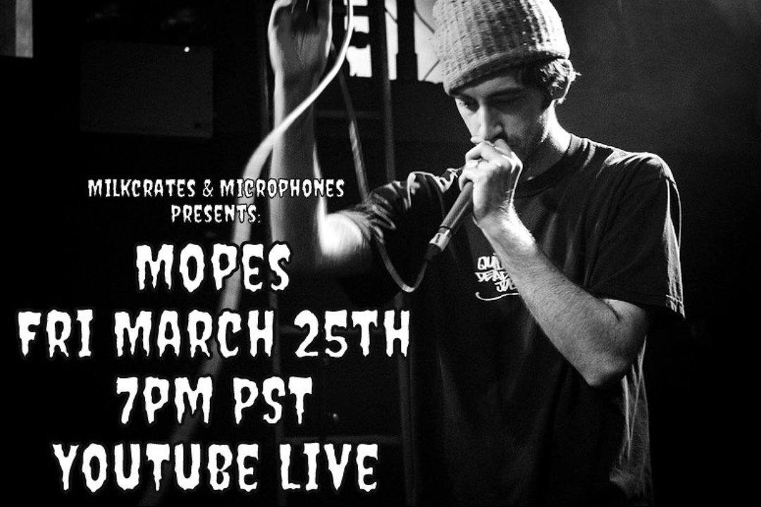 SFRupdates's tweet photo. TONIGHT: @Mopes_SFR (FKA #Prolyphic) joins the #MilkcratesAndMicrophones Podcast LIVE on their YouTube channel at 10PM EST!
Join the stream at https://t.co/4a7qit4I5f https://t.co/Kt3Hnn5QWU
