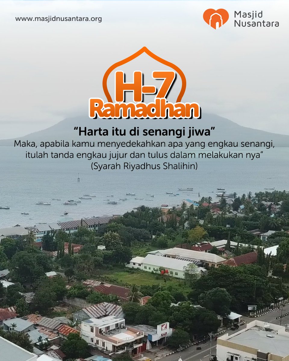 Memberikan sesuatu yang dicintai itu sulit,
“Kamu sekali-kali tidak sampai kepada kebajikan (yang sempurna) sebelum kamu menafkahkan sebagian harta yang km cintai.Dan apa saja yang kamu nafkahkan maka sesungguhnya Allah mengetahuinya.”(QS. Ali ‘Imran:92)

#ramadhandarimasjid