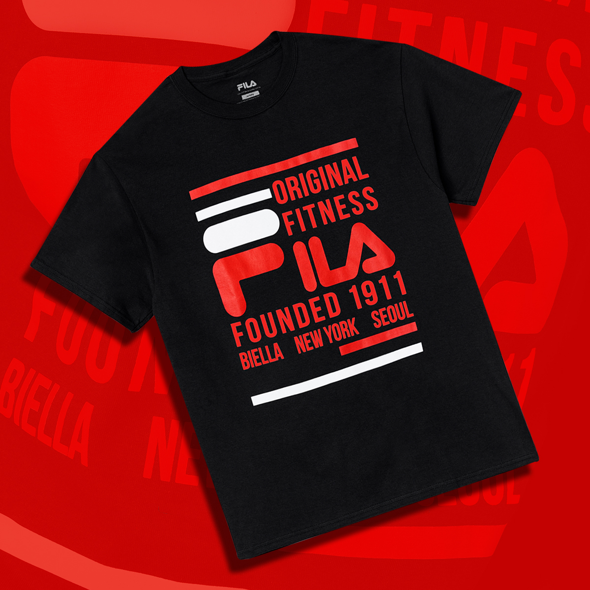 FILAMXoficial's tweet photo. Nuestra Original Fitness Tee presenta un poco de nuestra historia. #fila1911 

Compra en línea: https://t.co/MAY1RWjBxi https://t.co/izddFDYlZA