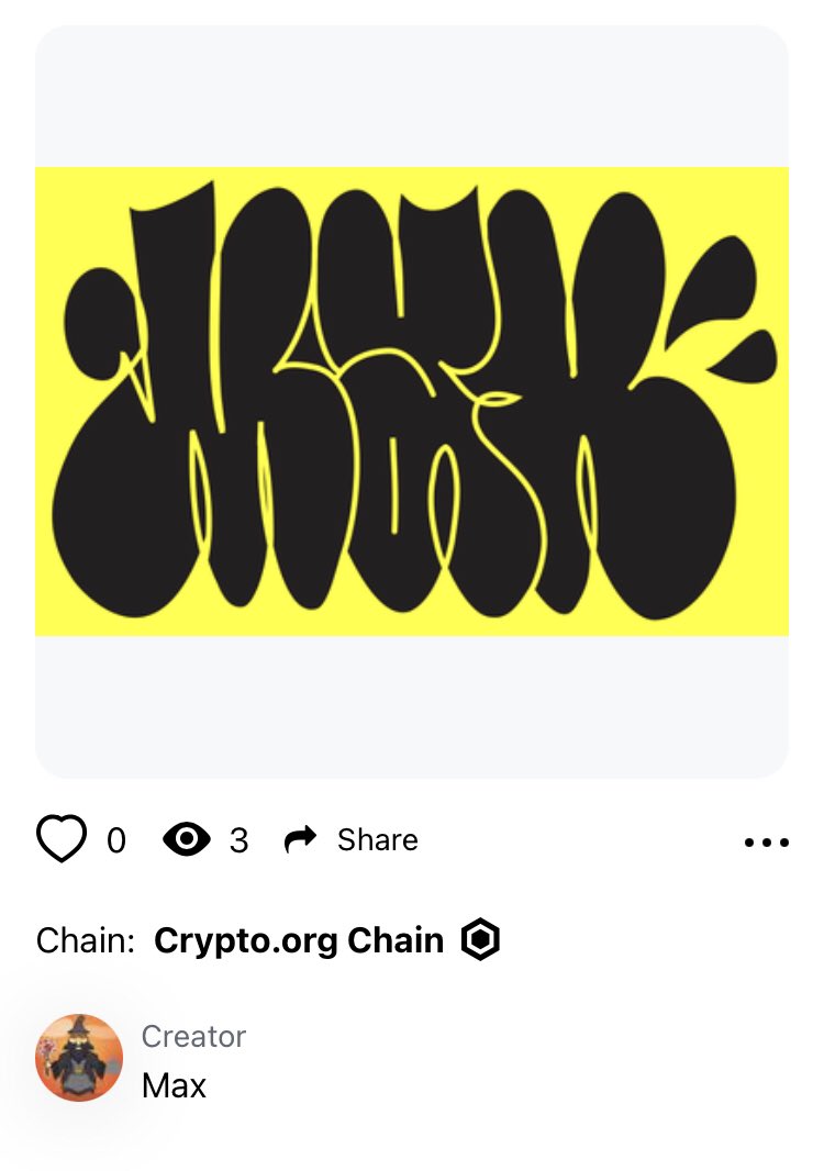Max1_NFT's tweet photo. So excited to finally drop my first small batch of VR stickers on @cryptocomnft !! Link in bio @cryptocom #NFT #NFTproject #CRO https://t.co/VkHU1WasVo