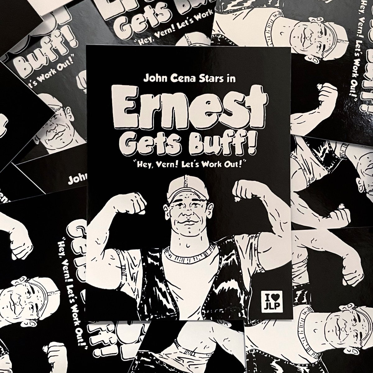 Had some stickers made for stuffing in orders. Printed perfectly by <a href="/stickerguy/">stickerguy</a> + shout out to <a href="/JohnCena/">John Cena</a> who should make this movie 🎥