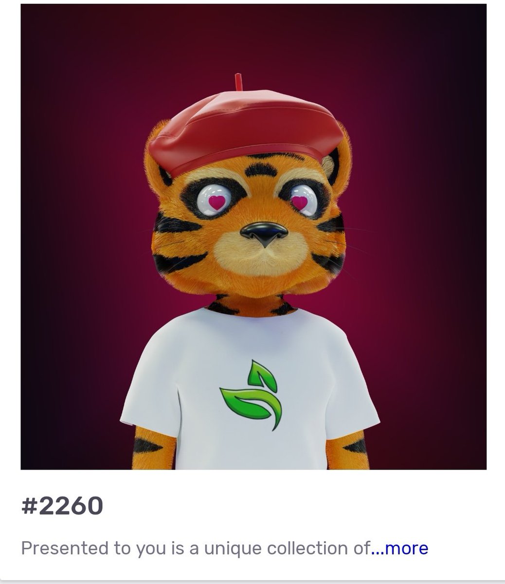 <a href="/xdaitigers/">xDai Tigers</a> My tigers